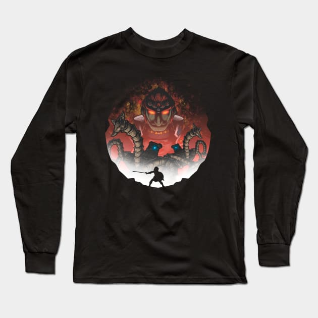 The legend of the evil Long Sleeve T-Shirt by Cromanart